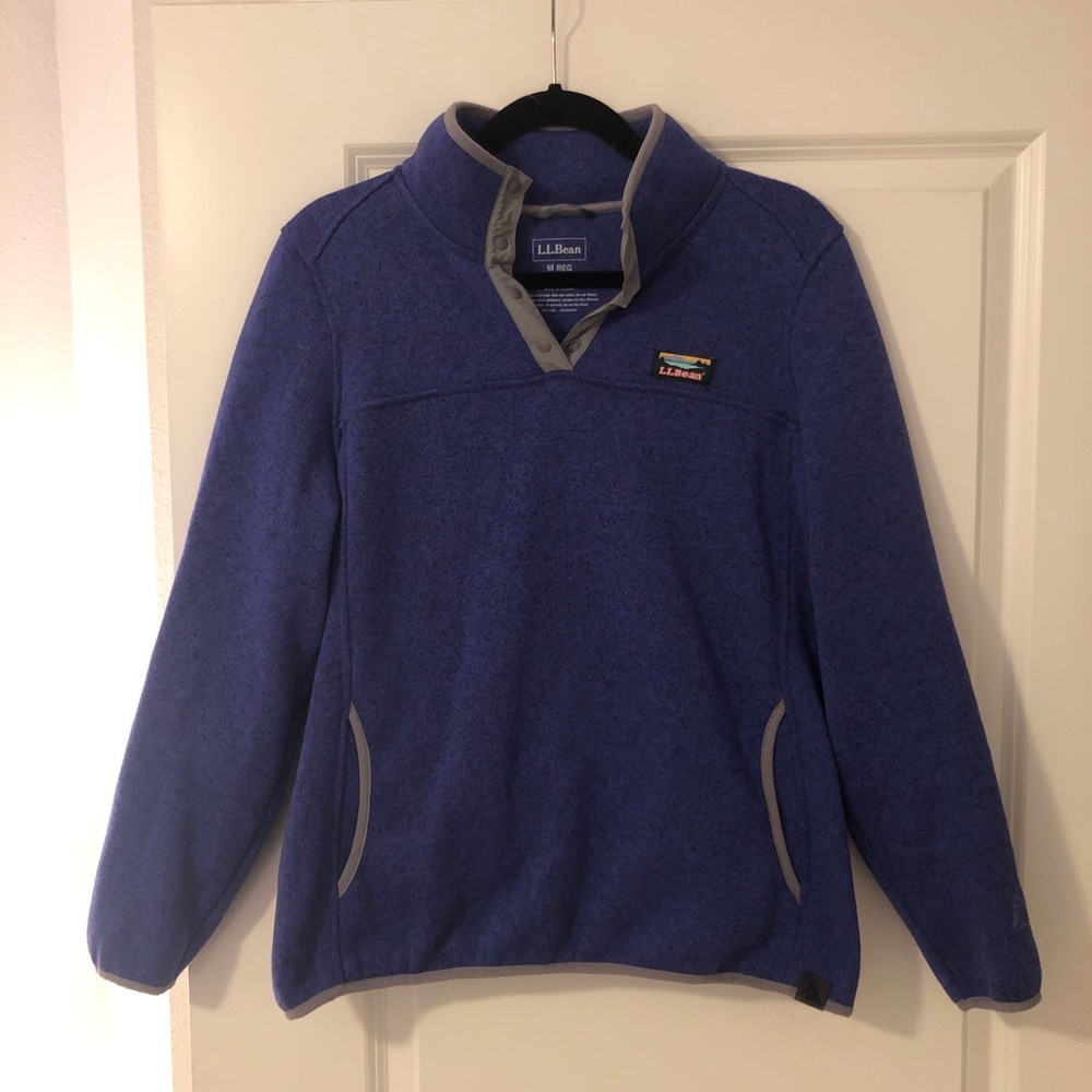 L.L. Bean Sweater Fleece Pullover